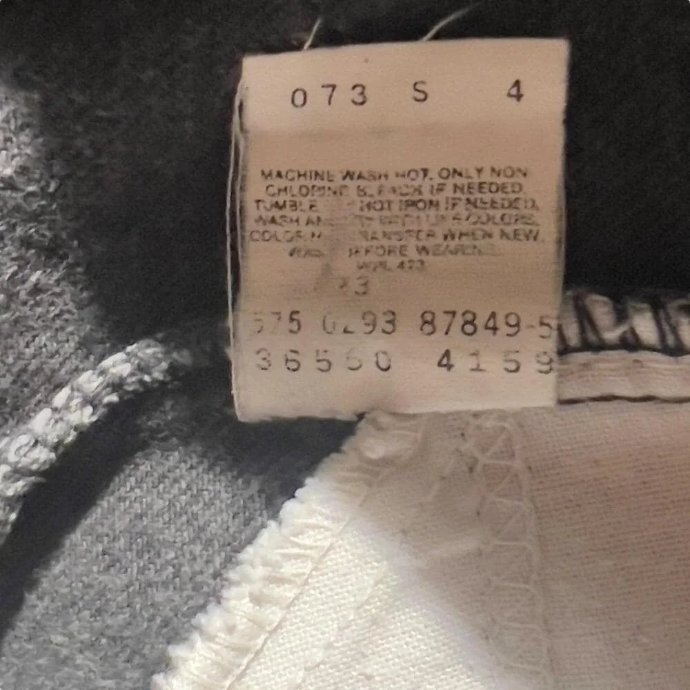 Levi's Vintage Orange Tab Denim Shorts 11in Black Wash Distressed 90's Size‎ 42